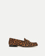 Penny Leopard Suede Loafer