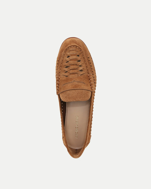 Penny Woven Suede Loafer