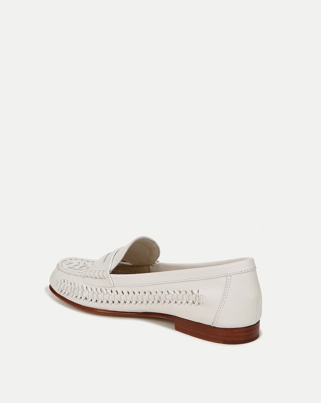 Penny Woven Leather Loafer