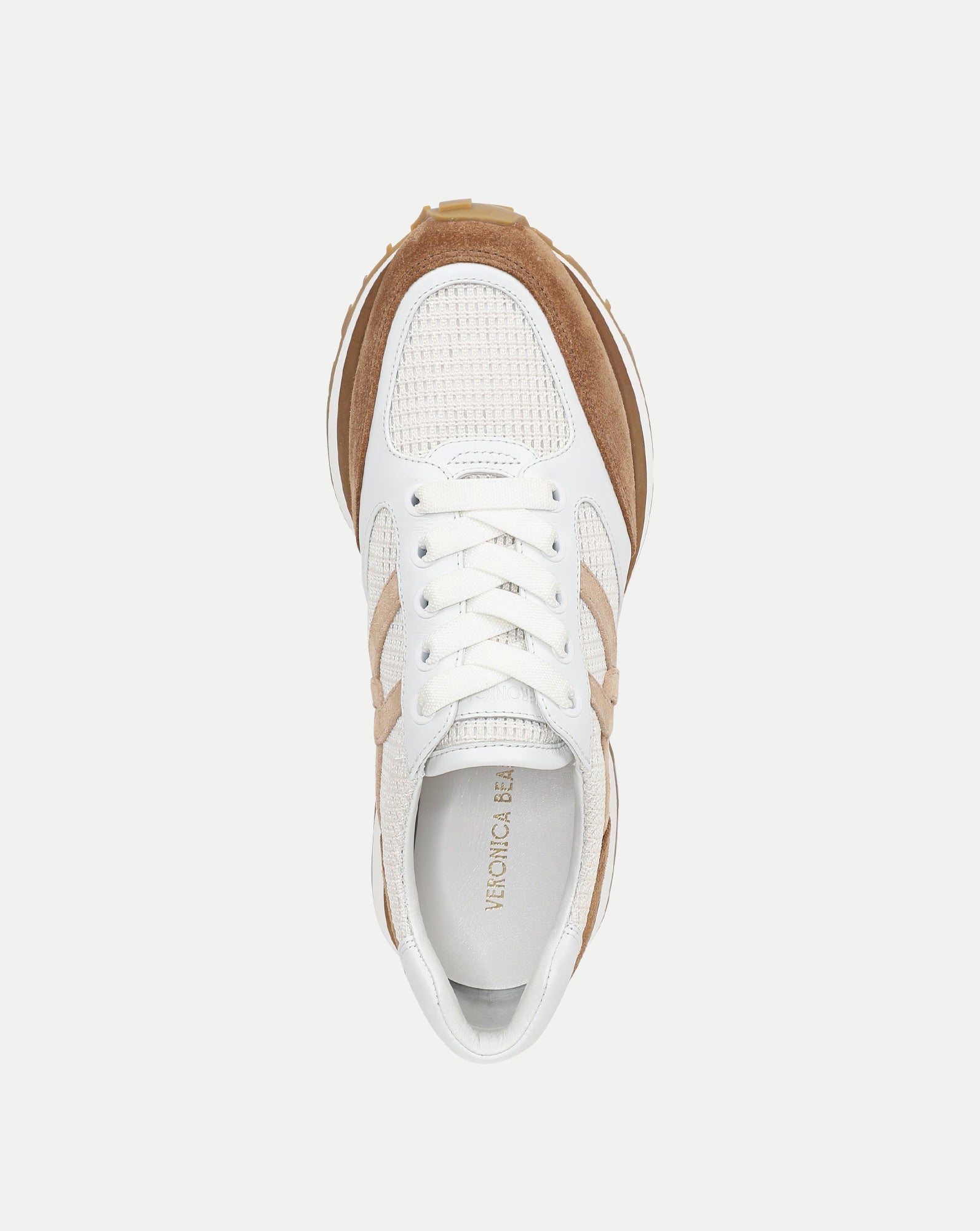 Veronica Beard Valentina Suede Sneaker - Chestnut/Lily