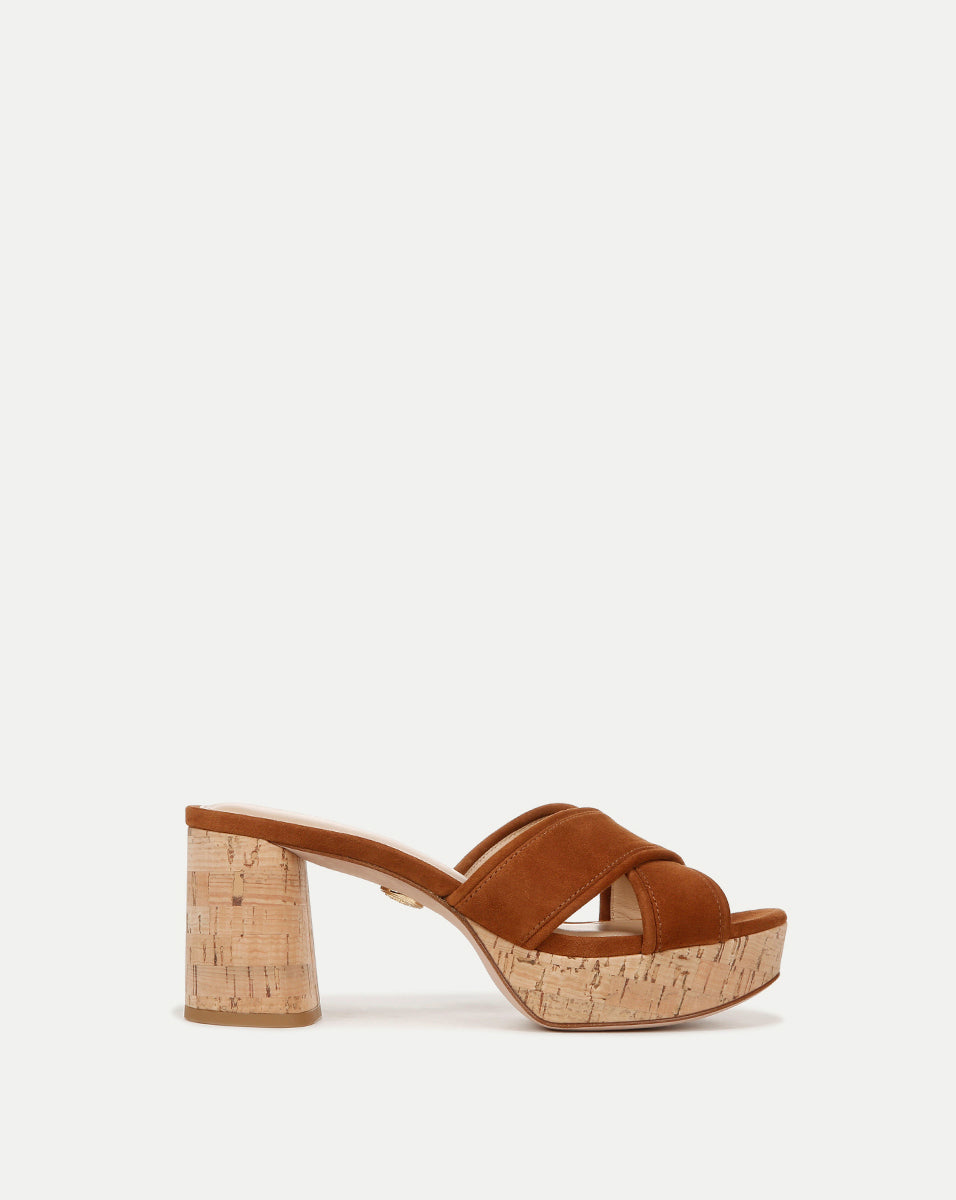 
Dory Block-Heel Sandal - Caramel