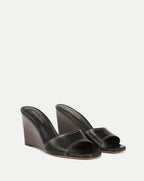 Veronica Beard Ellen Wedge Sandal - Black
