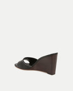 Veronica Beard Ellen Wedge Sandal - Black