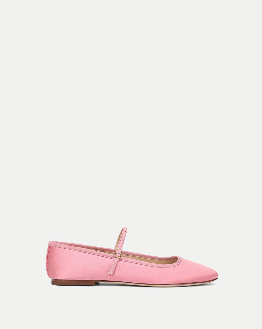 Veronica Beard Ellie Satin Flat - Petal Pink