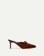 Veronica Beard Leslie Suede Mule - Cedar