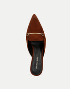 Veronica Beard Leslie Suede Mule - Cedar