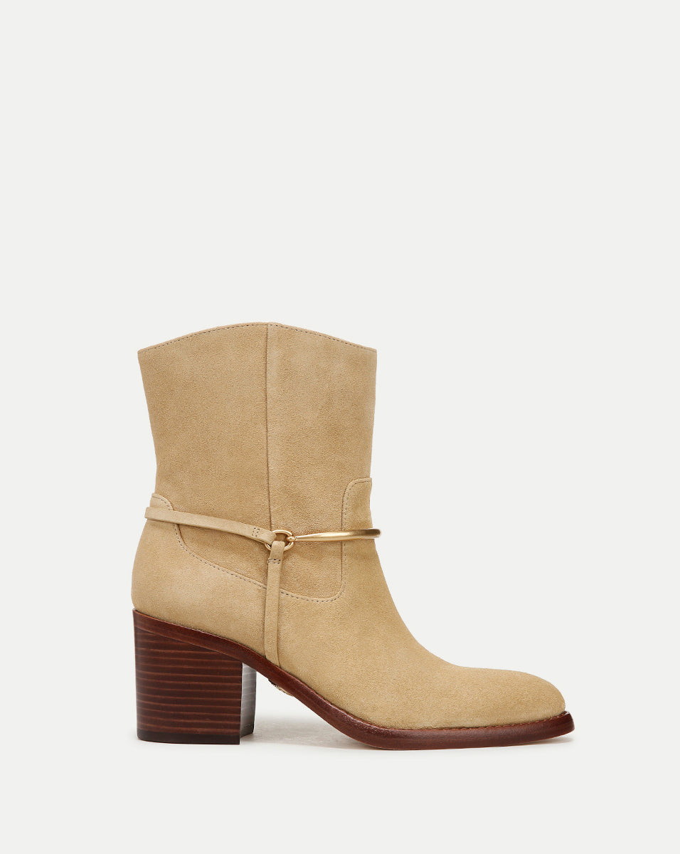 Camden Suede Bootie in Desert | Veronica Beard