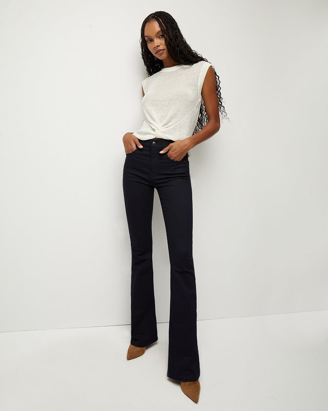 Beverly Skinny High-Rise Flare Jeans | Veronica Beard