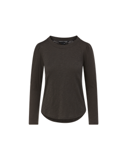 Veronica Beard Mason Baseball T-Shirt - Charcoal