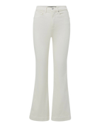 Veronica Beard Carson Kick-Flare Jean - Ecru