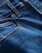 Veronica Beard Beverly Skinny-Flare Jean - Bright Blue