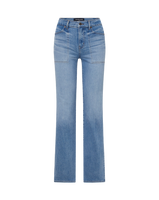 Veronica Beard Crosbie Slim Wide-Leg Jean - Amethyst