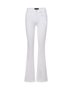 Veronica Beard Beverly Skinny-Flare Jean | Extended - White