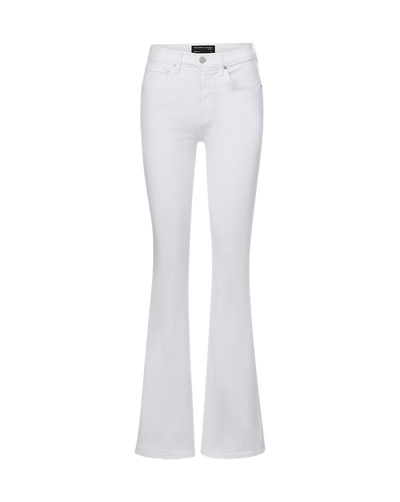 Veronica Beard Beverly Skinny-Flare Jean - White