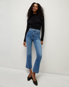 Veronica Beard Theresa Ruched Turtleneck - Black