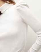 Veronica Beard Cedar Turtleneck - White