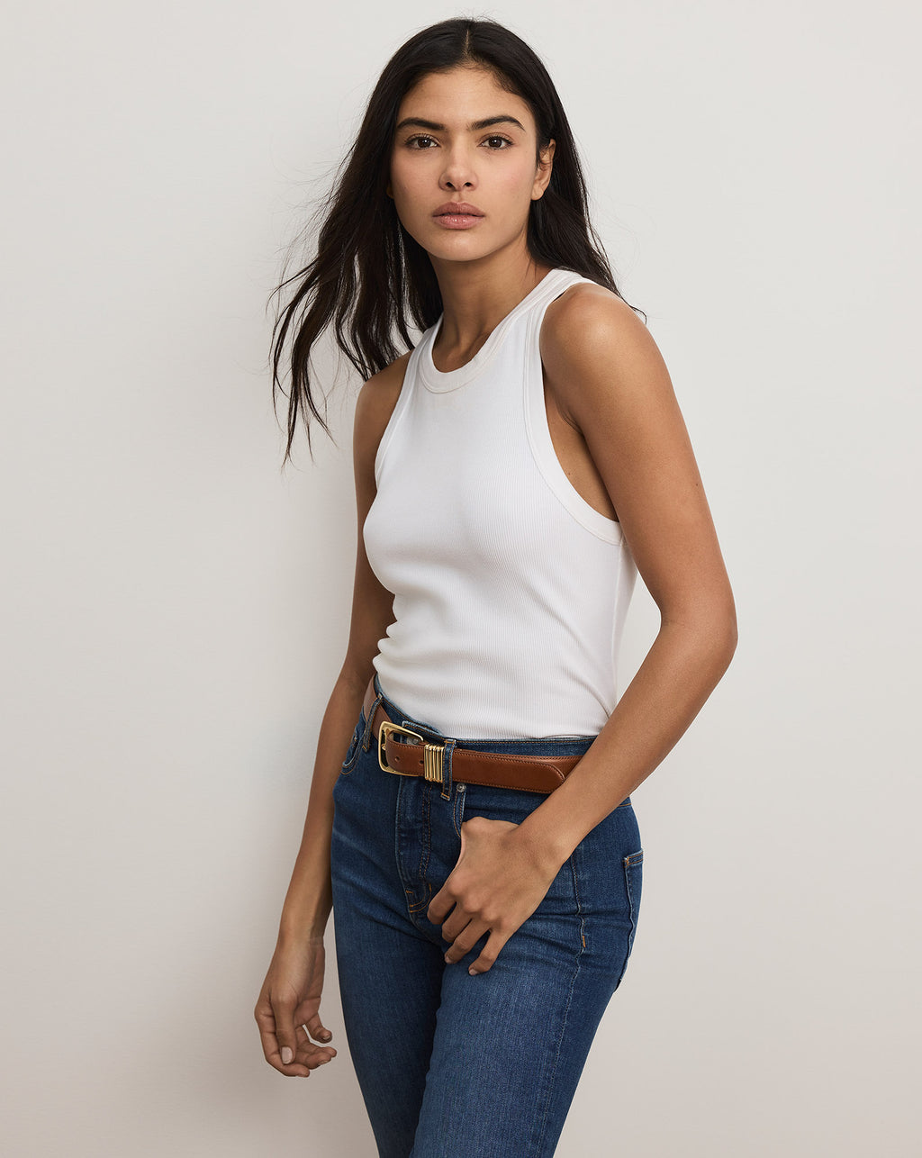 Veronica Beard Jordyn Tank Top - White