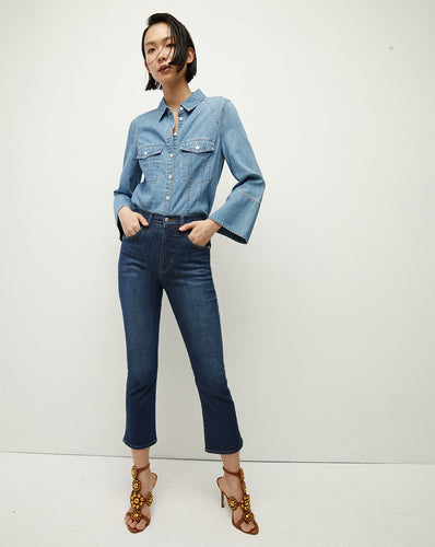 Carly Kick-Flare Jean | Veronica Beard Carly Kick-Flare Jean | Veronica Beard