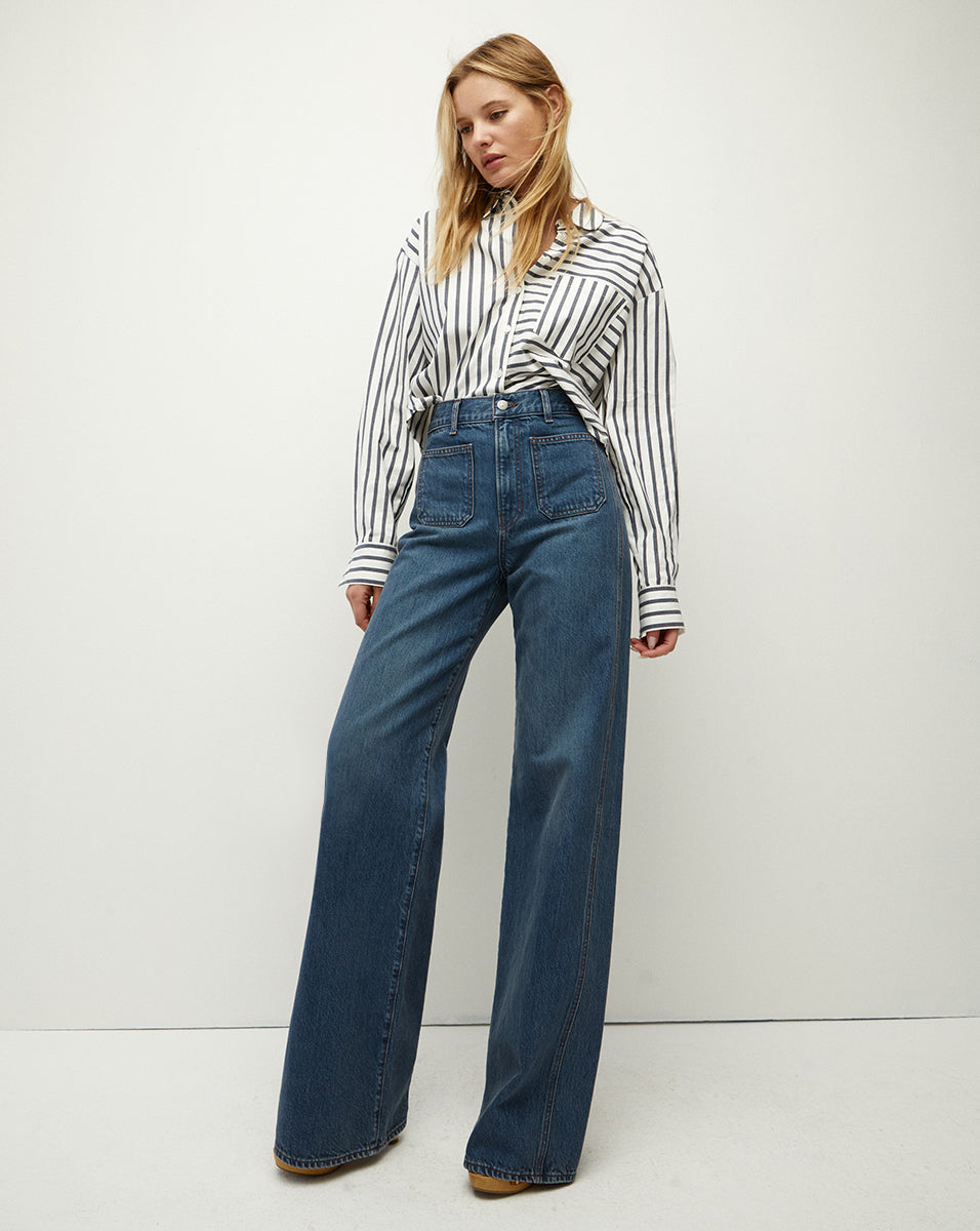 Taylor Wide-Leg Jean | Veronica Beard