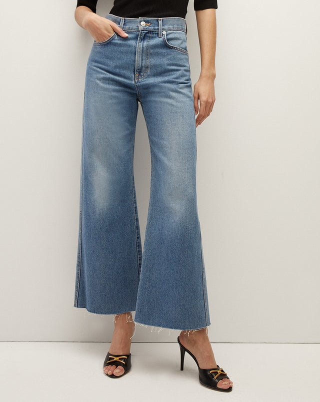 Taylor High-Rise, Cropped Wide-Leg Jean