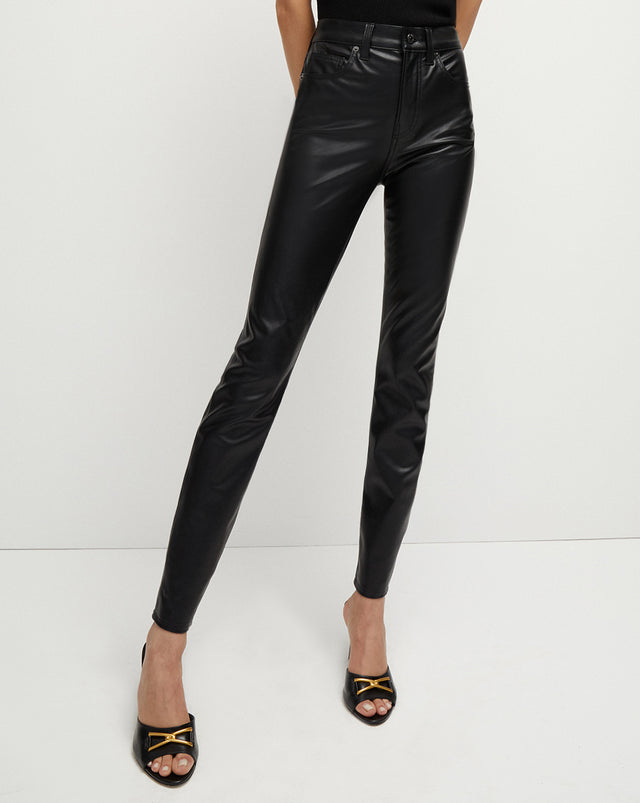 Skinny Leg Leather Pant - Petrol – Cry Baby Ranch