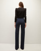 Veronica Beard Britney Puff-Sleeved Top - Black