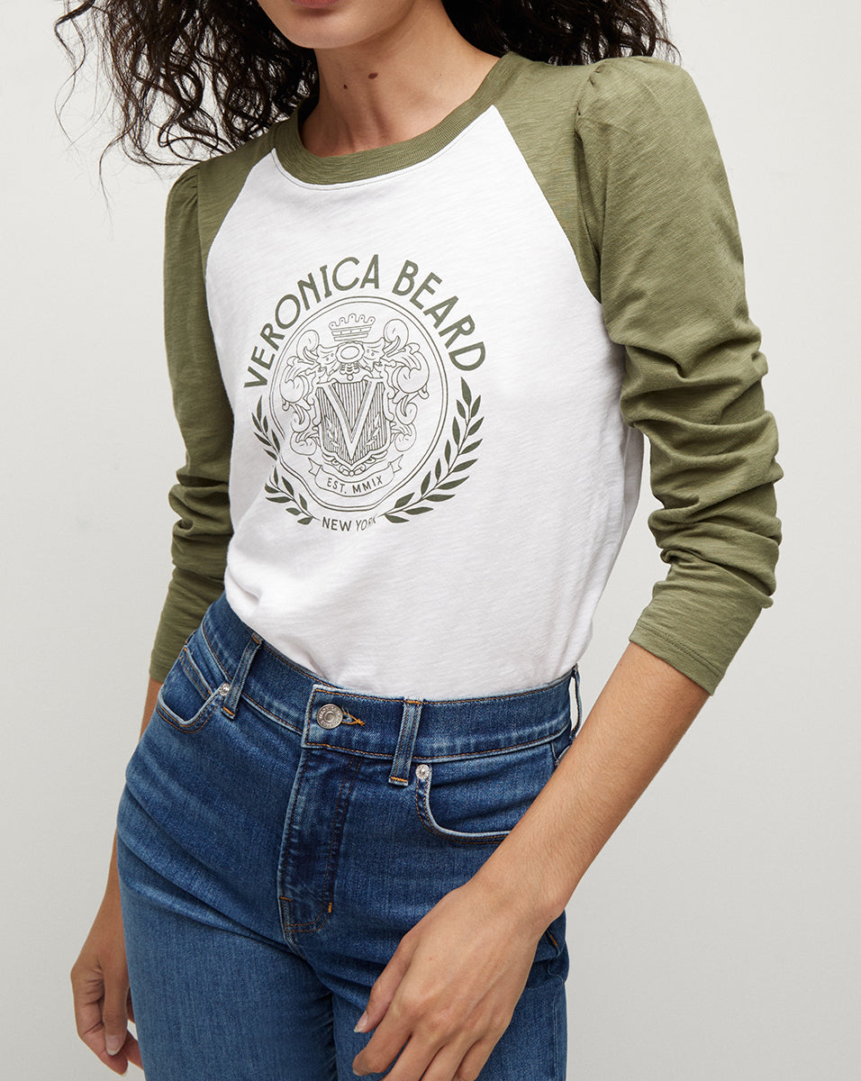 Mason Logo Baseball Tee | Veronica Beard