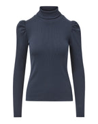 Veronica Beard Cedar Turtleneck - Navy