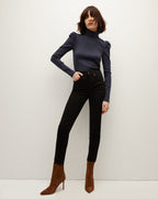 Veronica Beard Cedar Turtleneck - Navy