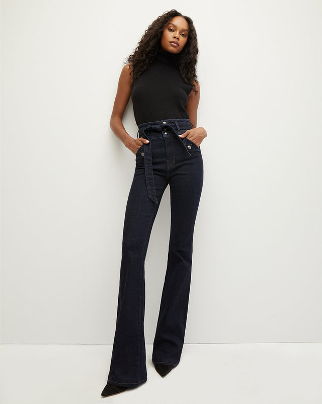 Giselle Skinny Flare-Leg Jeans