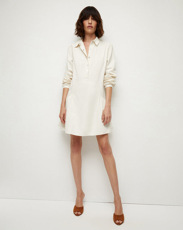 Darcie Denim Mini Dress | White | Aje – Aje ROW