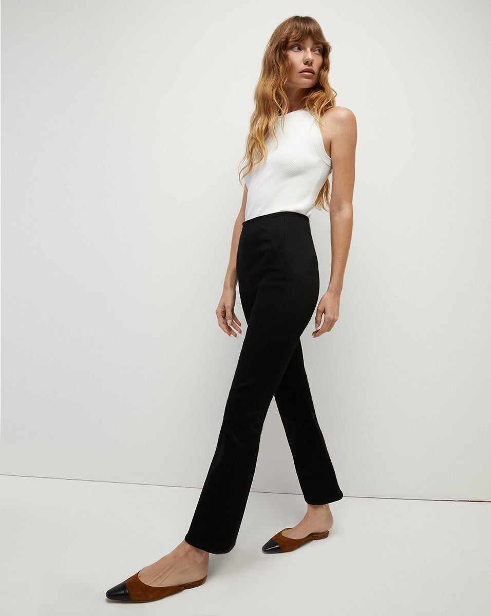 Carson Off-Duty Pocketless Ankle Crop Jean | Veronica Beard