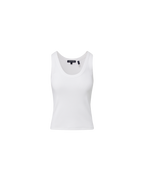 Veronica Beard Birke Scoopneck Tank Top - White