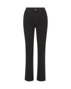 Veronica Beard Ryleigh Slim Straight-Leg Jean - Onyx