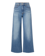 Veronica Beard Taylor Cropped Wide-Leg Jean - Enough Said