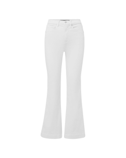 Veronica Beard Carson Kick-Flare Jean | Extended - White