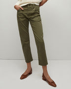 Veronica Beard Arya Straight-Leg Pant - Army