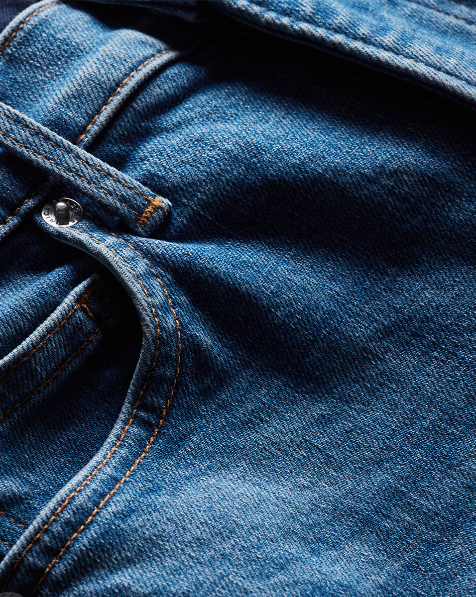 Veronica Beard Beverly Skinny-Flare Jean - Sedona River