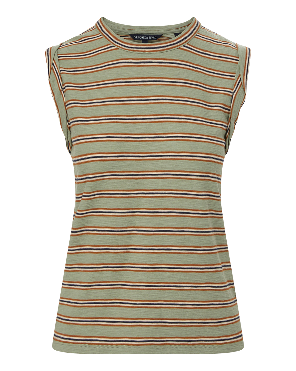 Veronica Beard Marigold Striped Sequin Tank Size store 8