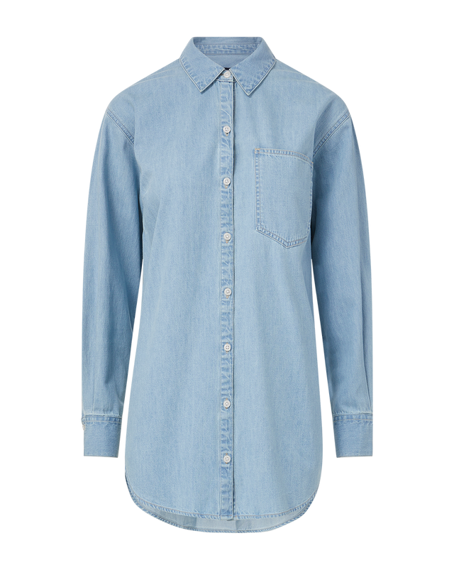 Maya Chambray Button-Down Shirt