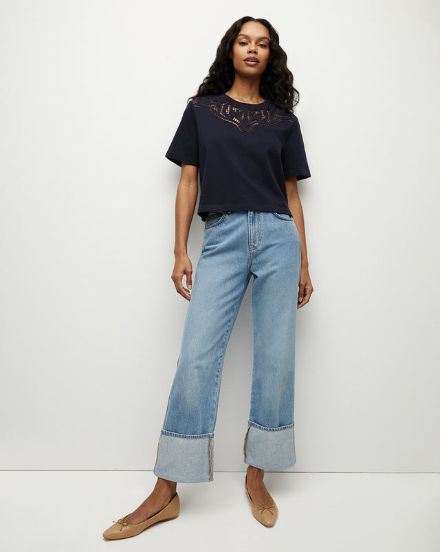 Monty Cotton Cropped Tee
