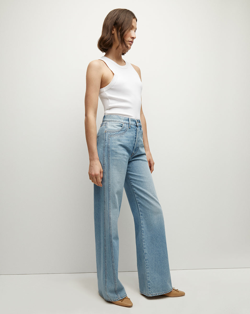 Veronica Beard Jordyn Cropped Tank Top - White