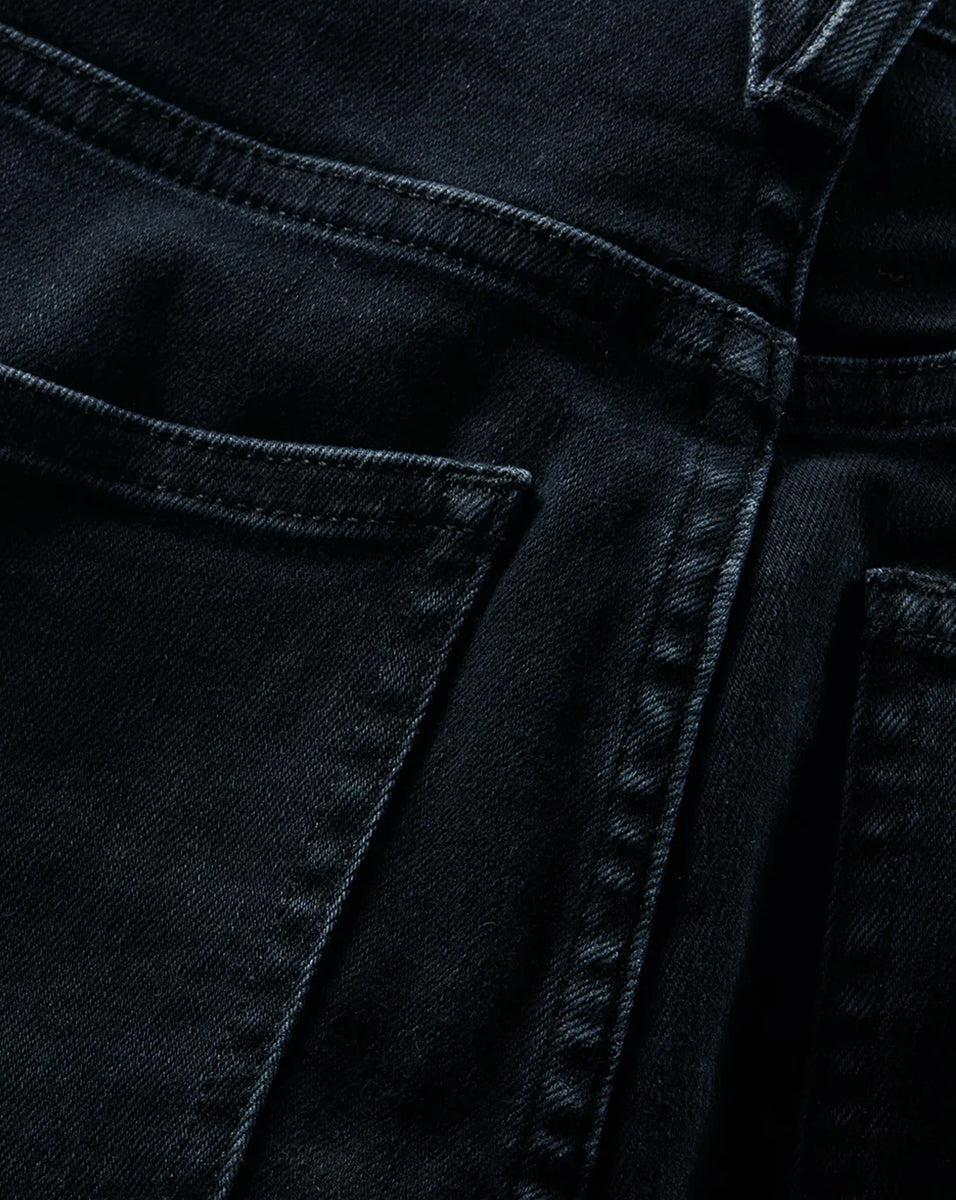 Veronica Beard Cameron Raw Hem Bootcut Jean - Dark Ink
