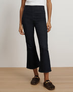 Veronica Beard Carson Off-Duty Kick-Flare Jean - Oxford