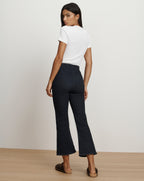 Veronica Beard Carson Off-Duty Kick-Flare Jean - Oxford