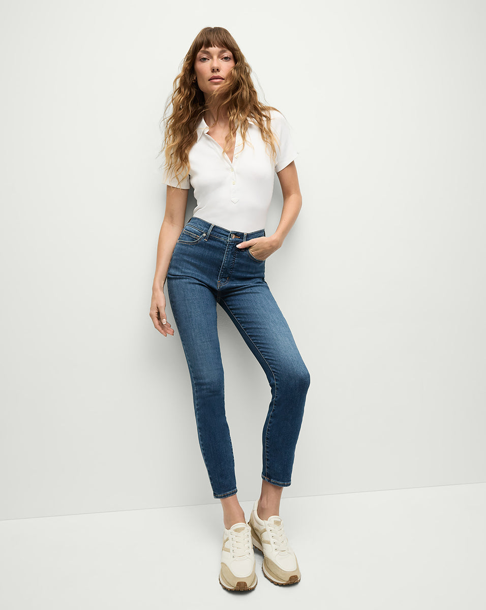 Veronica Beard Debbie deals Ankle Skinny High Rise Laguna Jeans