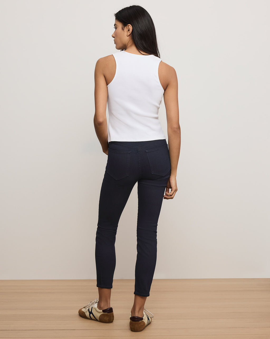 Veronica Beard Hoorne Button-Down Tank Top - White
