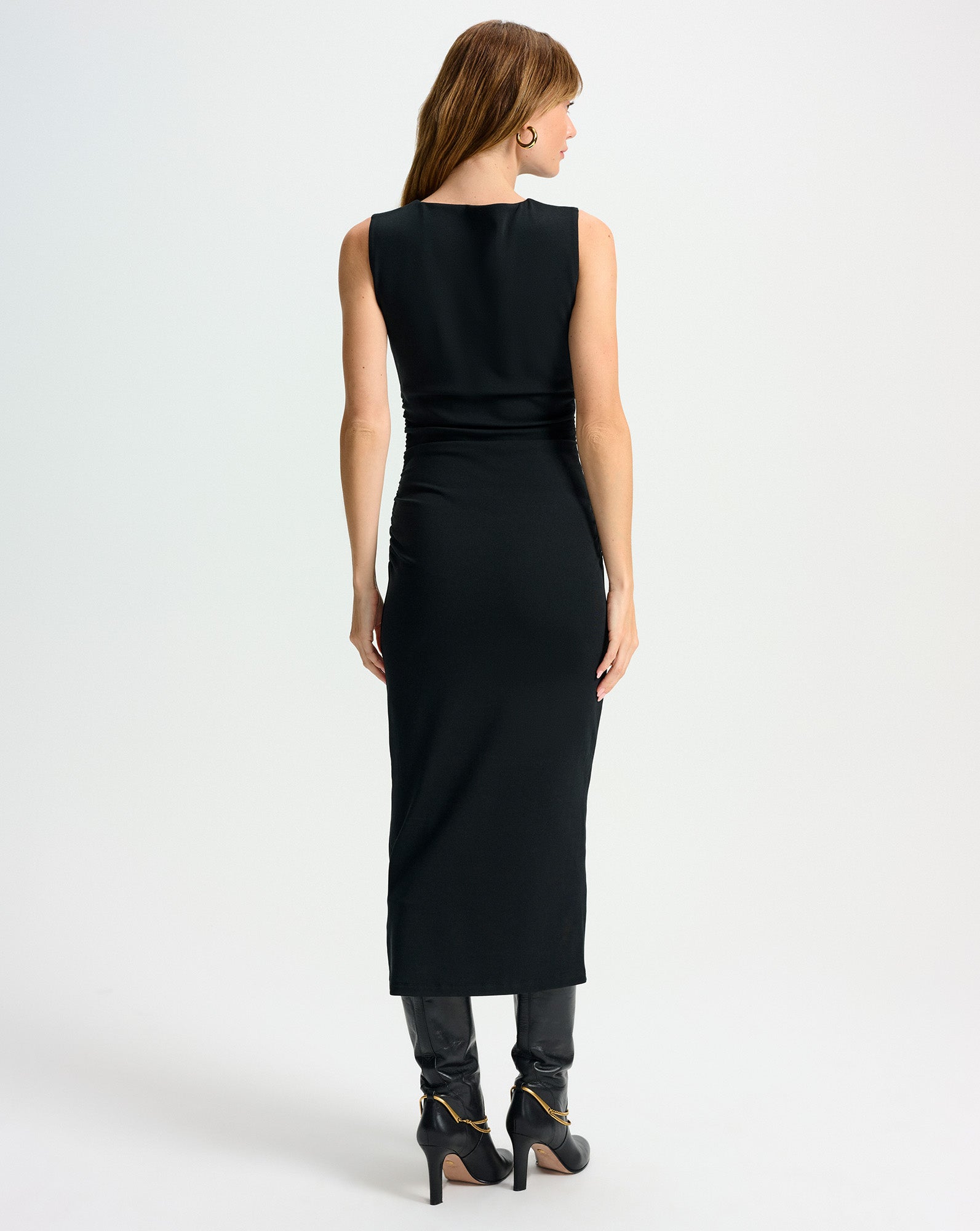 Veronica Beard Charissa Stretch-Cotton Midi Dress | Black | Size S Veronica Beard Charissa Stretch-Cotton Midi Dress | Black | Size S