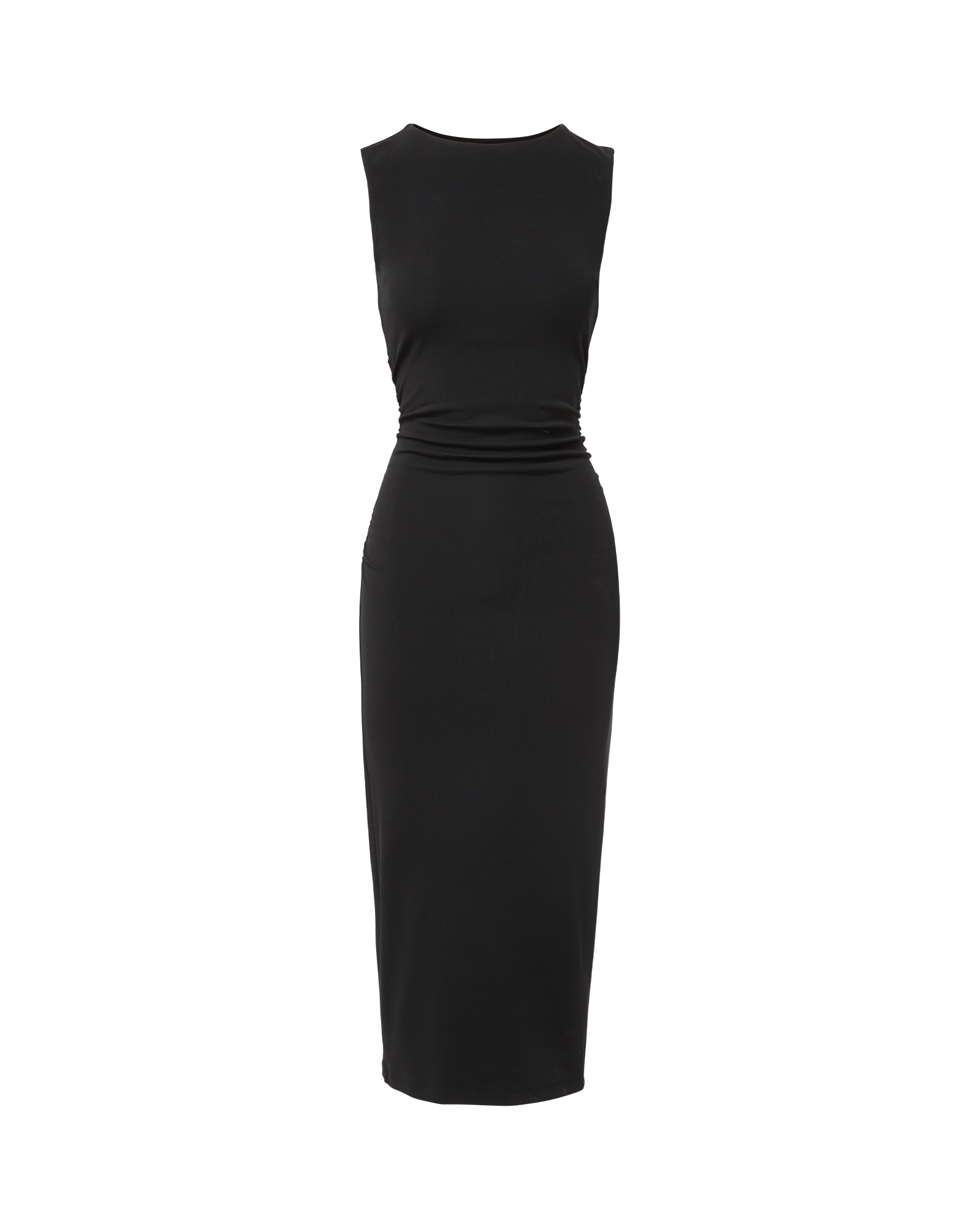 Veronica Beard Charissa Stretch-Cotton Midi Dress Black