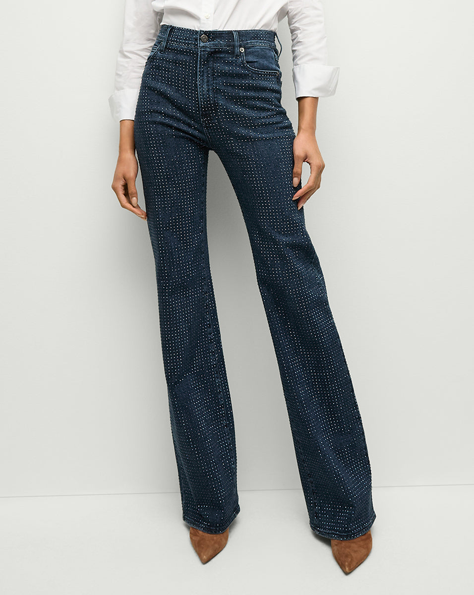 Veronica Beard Crosbie Wide Leg High orders Rise Jeans